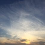 沖縄リトリート1日目ヒスイカズラと夕日